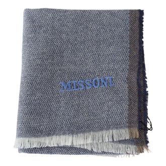Missoni Heren, Accessoires, Grijs, Maat: ONE Size Wol
