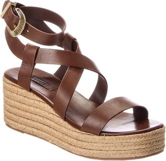 Schutz Harper Leather Flatform Sandal