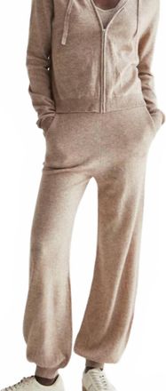 Crescent Womens Evelyn Cozy Joggers In Taupe