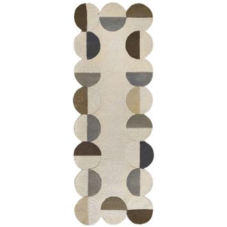 Flair Rugs Alfombra de lana de pasillo beige 80x230cm