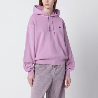 Carhartt Work in Progress Felpa con cappuccio Nelson Purple/Garment dyed