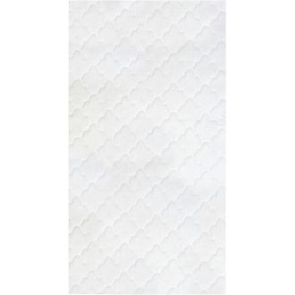 Beliani Faux Fur Rug GHARO White 80 x 150 cm