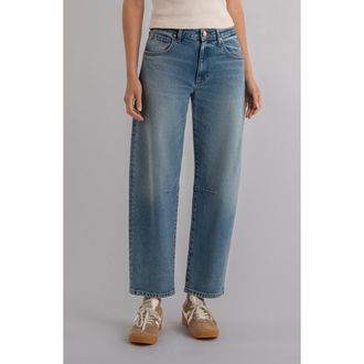 Kut from the Kloth Ashton High Waist Ankle Barrel Jeans in Adjusted at Nordstrom, Size 6