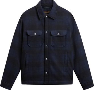 Woolrich Padded Alaskan Check Wool-Blend Shirt-Jacket