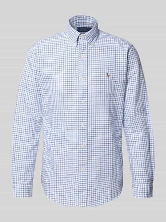 Polo Ralph Lauren Freizeithemd mit Knopfleiste in Hellblau, Gr&ouml;&szlig;e S