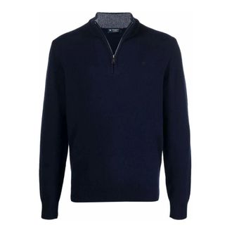 Hackett Maglia con mezza zip - - Knitwear - Uomo - Blu - M