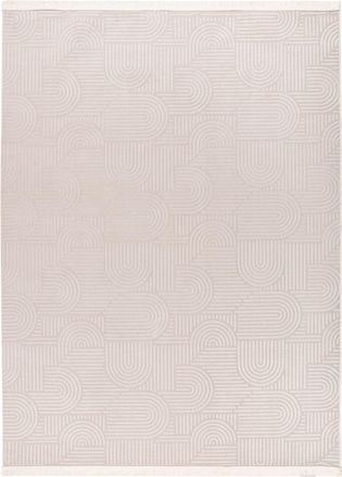 LALEE Waschbarer Design Teppich Damla 212 - Light Taupe