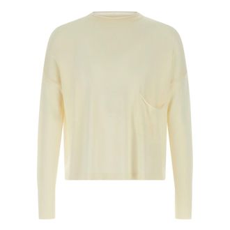 Maryya Maryya, Heren, Truien, Wit, Maat: 2XL Wol