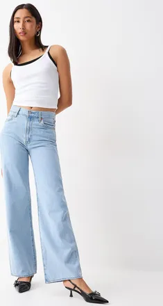 Levi's Womens Ribcage wide-leg jean