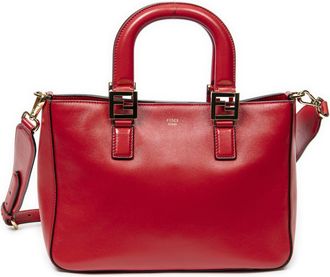 Fendi Small Square FF Tote Schoudertas