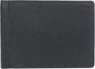 Louis Vuitton Black Leather Long Bill Wallet (Bi-Fold) (Pre-Owned)