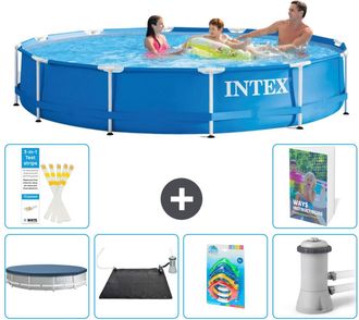 Intex Piscina Con Estructura Redonda - 366x76 Cm - 7-piezas S37