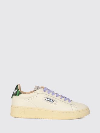 Autry Sneakers Dallas Low in pelle di vitello con inserti effetto pitone