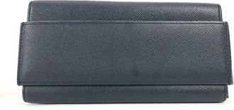 Hermès Black Epsom Leather Long Wallet (Bi-Fold) (Pre-Owned)