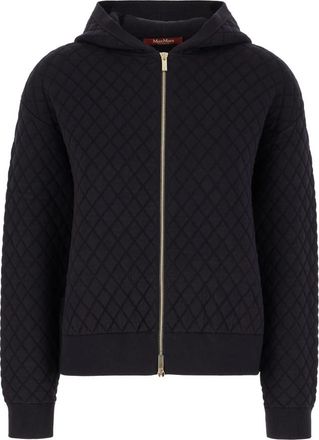 Max Mara Vandea Bomber Jacket - Dames - Zomerjassen - Blauw - S - Polyester - Jassen