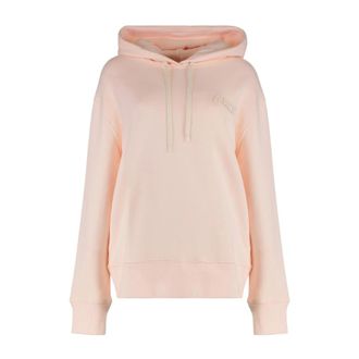 Autry Logo Detail Katoen Terry Hoodie - Dames - Hoodies - Roze - S - Katoen - Hoodies & sweatvesten