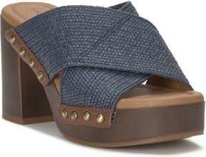 Lucky Brand Casyna Platform Sandal in Navy Blazer at Nordstrom Rack, Size 9.5