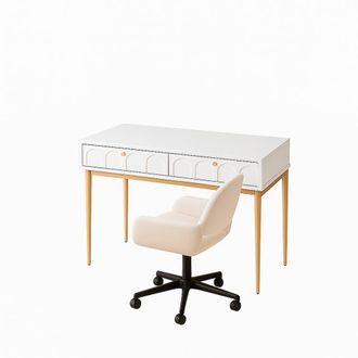 Urban Meuble Tocador blanco moderno con silla giratoria