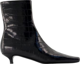 Toteme Botines Ajustados de Cocodrilo - Shoes - Mujer - Negro - 39 EU
