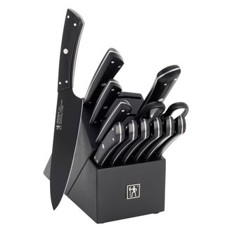 J.A. Henckels International Noir 13-pc Knife Block Set