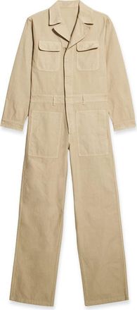 Fortela Vania Cotton Jumpsuit in Natural at Nordstrom, Size 44 Eu