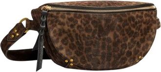 Jerome Dreyfuss Lino Banane - Dames - Heuptassen - Bruin - ONE Size - Leer - Tassen
