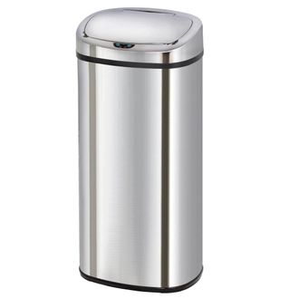 Kitchen Move Cubo de basura de cocina autom&aacute;tico plata 80l