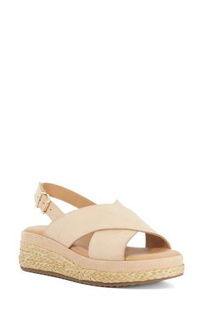 Dune London Kiya Slingback Platform Wedge Sandal in Blush at Nordstrom, Size 6.5Us