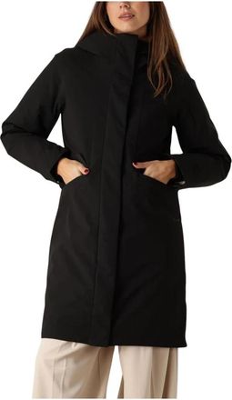 Elvine Signy Gewatteerde Jas voor Stijlvolle Vrouwen - Dames - Parka Jassen - Zwart - XS - Polyester - Jassen