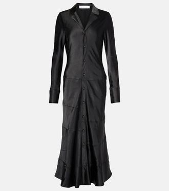 Proenza Schouler White Label Amelie satin midi dress