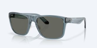 Costa Unisex Los Alijos Polarized Sunglasses In Transparent Deep Blue Gray