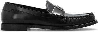Dolce & Gabbana Leren loafers - Heren - Loafers - Zwart - 41 1/2 EU - Leer - Schoenen