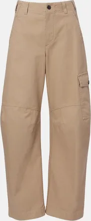 Brunello Cucinelli Cotton canvas barrel-leg pants