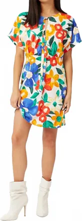 Traffic People Pop Of Color Dress - Plus In Multi