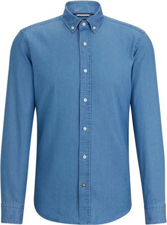 HUGO BOSS Hombre, Camisas, Azul, Talla: M