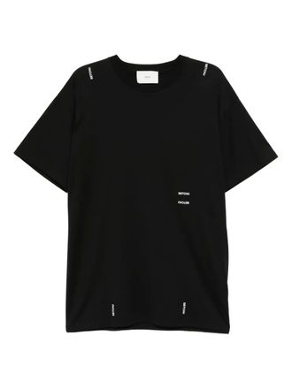 SETCHU Origami T-shirt - men - Cotton - III - Black