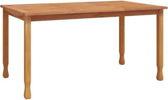 vidaXL Vidaxl - Mesa De Comedor De Jard&iacute;n Madera Maciza De Teca 150x90x75 Cm