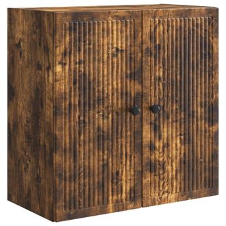vidaXL Armario De Pared Roble Ahumado 59 X 31 X 60 Cm Vidaxl