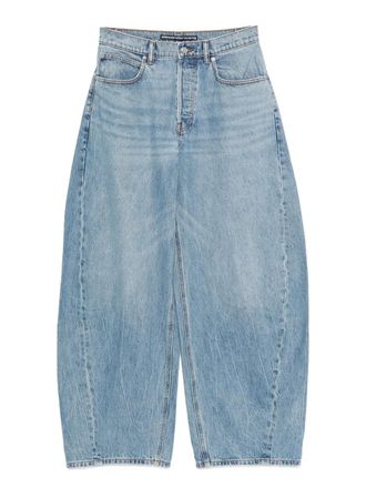 Alexander Wang Blow Up jeans met wijde pijpen - Zwart