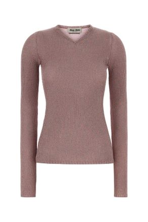 Miu Miu Pink Viscose Blend Top