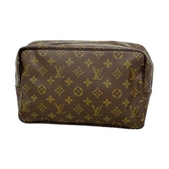 Louis Vuitton Pre-owned Clutches, female, Brown, Size: ONE SIZE Pre-owned Trousse Toilette 28