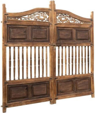 Biscottini International Biscottini - Cancello in legno massello e ferro, da interno e da esterno