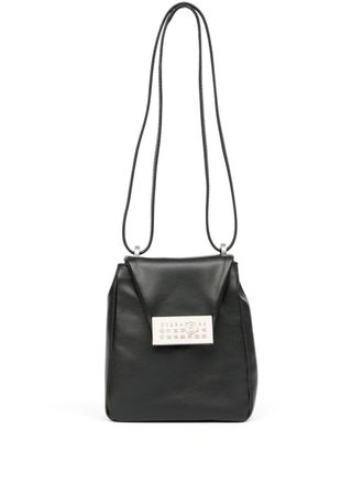 Maison Margiela small Numeric leather shoulder bag - Black