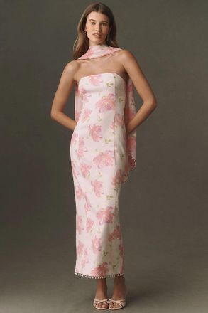 BHLDN Deco Column Midi Dress