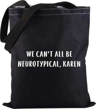Generic Autism Awareness Tote Bag We Cant All Be Neurotypical Tote Bag Autism Acceptance Month Gift (All Be Neurotypical TOTE)