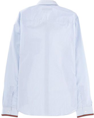 Gucci Striped Cotton Shirt - Blue