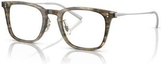 Oliver Peoples 49mm Rectangle optical glasses in Green at Nordstrom