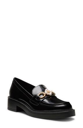 Stuart Weitzman Socharming Loafer in Black at Nordstrom Rack, Size 11