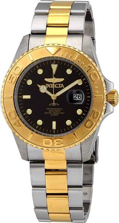 Invicta Pro Diver Quartz Black Dial Two-tone Mens Watch 29948
