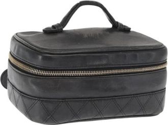 Chanel Pre-owned Handbags, female, Black, Size: ONE SIZE Pre-owned Vintage Handbag